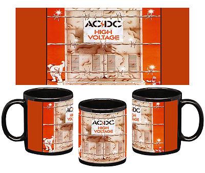 Foto Ac/dc - High Voltage - Acdc  - Taza Negra Black Mug foto 773680