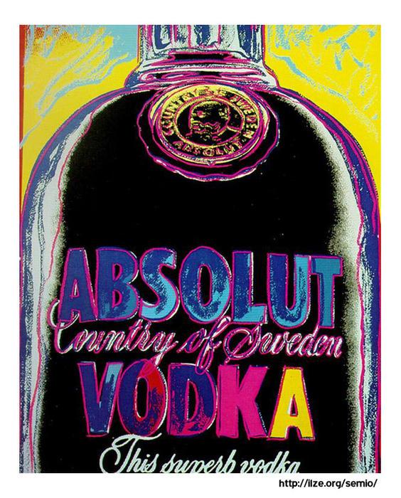 Foto Aceite de Reproducción 60 x 80 CM - Andy Warhol - Absolut Vodka