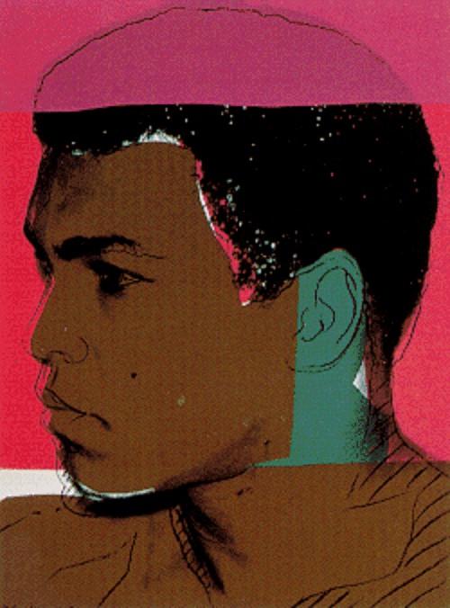 Foto Aceite de Reproducción 60 x 80 CM - Andy Warhol - Muhammad Ali (2)