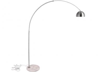 Foto Achille Castiglioni Lámpara Arco con pie de mármol redondo