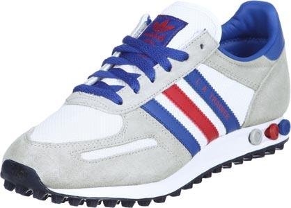 Foto Adidas La Trainer Textile calzado blanco rojo azul 38,0 EU 5,0 UK foto 459356