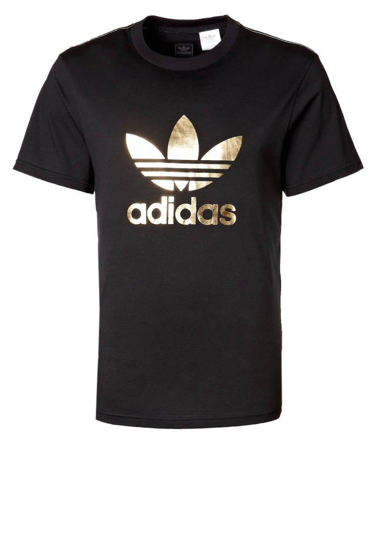 Foto Adidas Originals Adi Trefoil Tee Camiseta Print Negro L foto 815