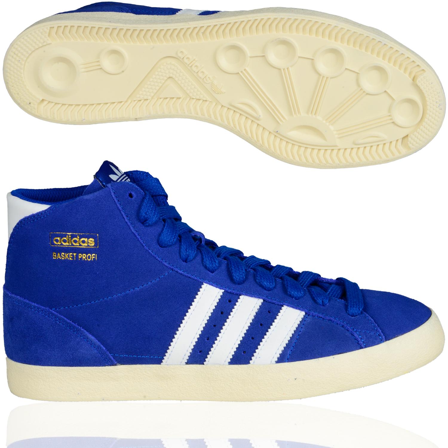 Foto Adidas Shoe Basket Profi Hombres Zapatillas De Baloncesto Azul Blanco foto 396946