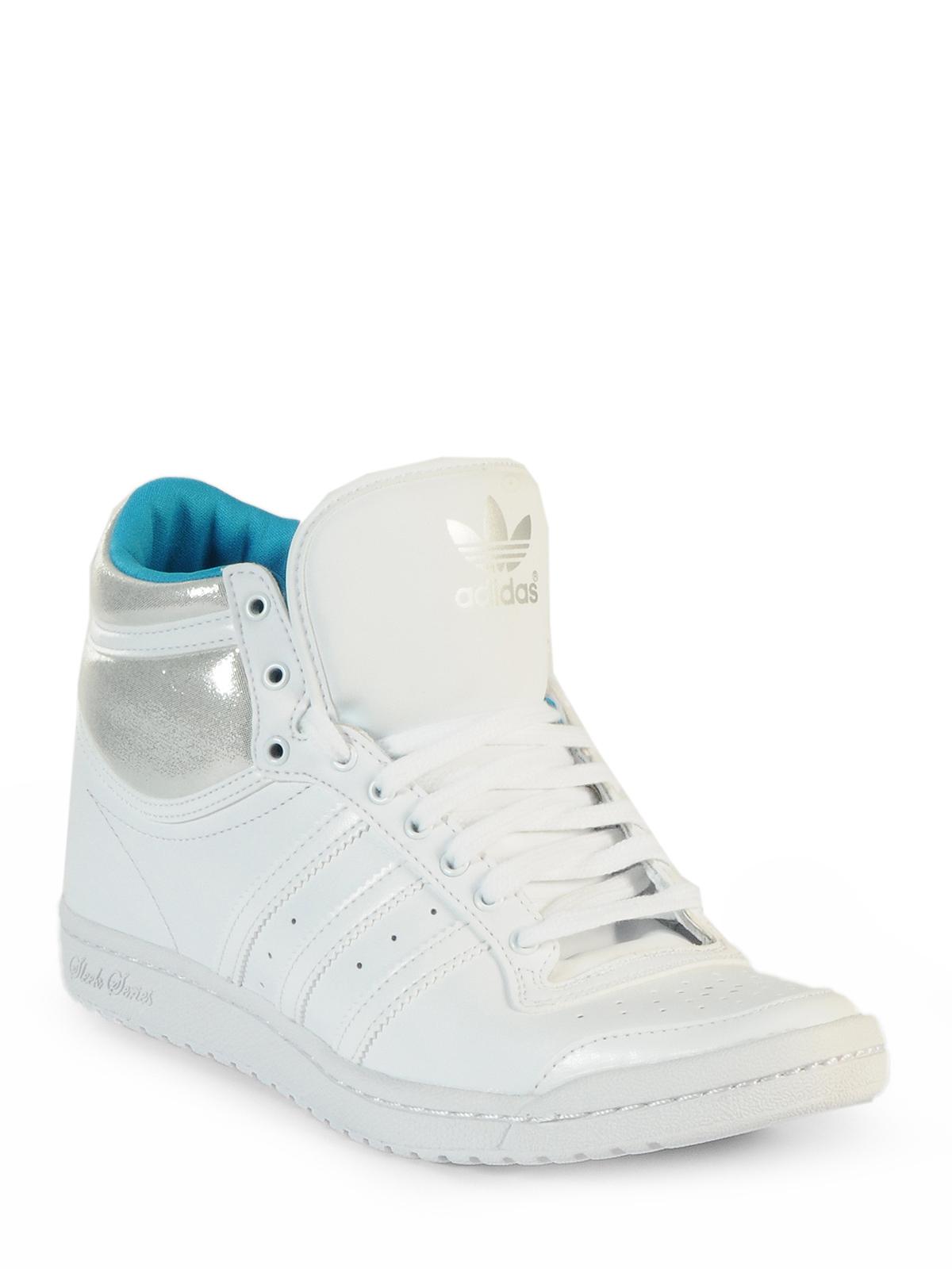 Foto Adidas Top Ten Hi Sleek Heel W blanco/ blanco/ turquesa EU: 37 foto 182501