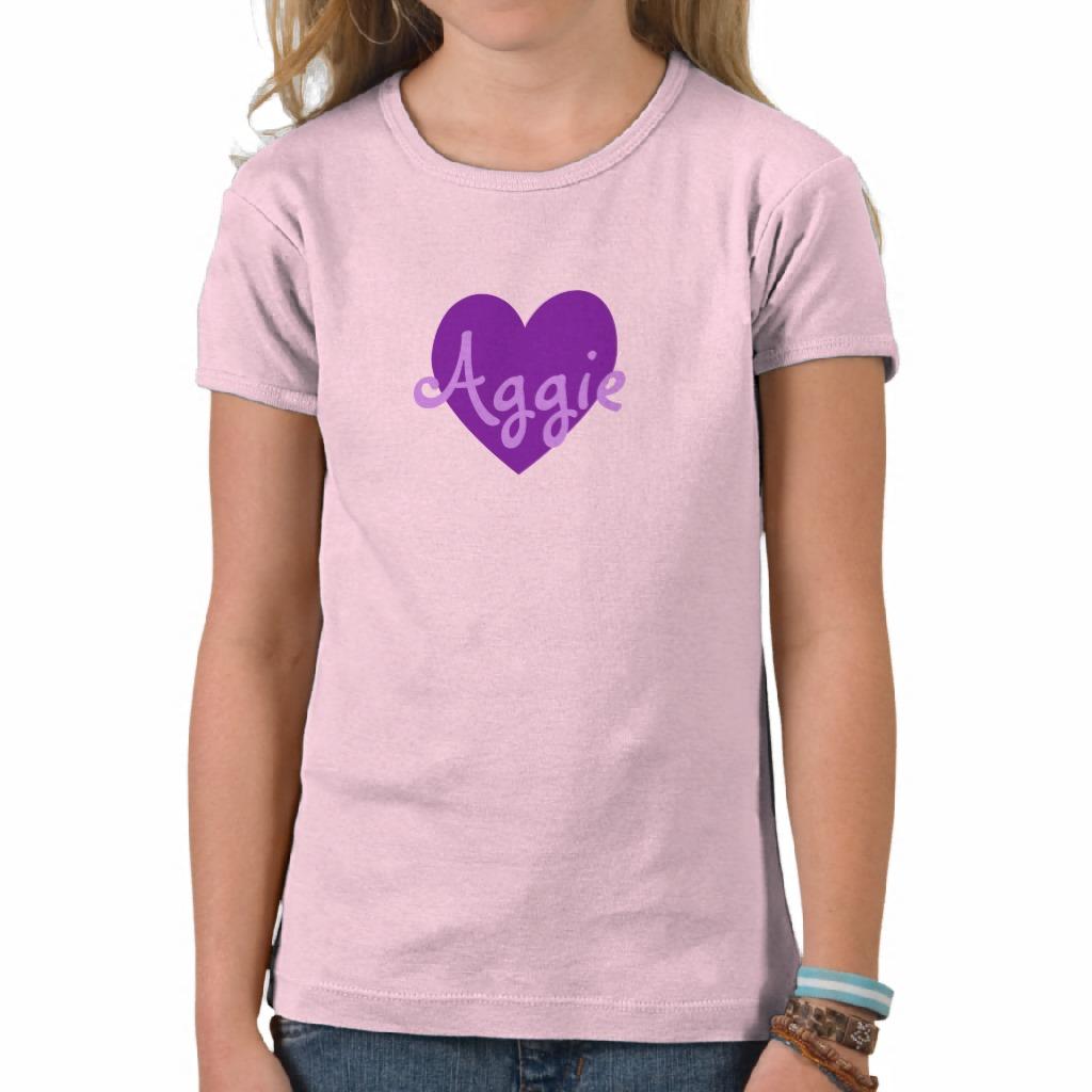 Foto Aggie en púrpura Camisetas foto 969338