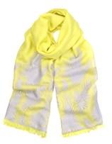 Foto Ahilya Yellow Merino Palms Scarf