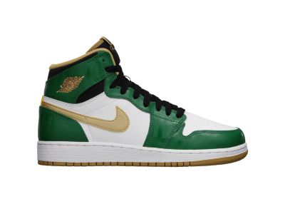 Foto Air Jordan 1 Retro High OG Zapatillas - Chicos - Verde/Dorado - 4Y foto 277138