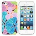 Foto Airwalks Flower Petal estilo PC de Protección de nuevo caso para el iPhone 5 - Azul + Verde + Luz Violeta foto 306547