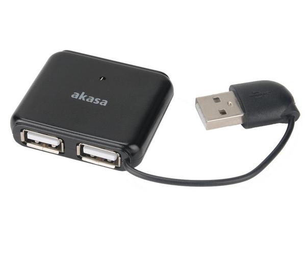 Foto Akasa  Hub 4 puertos USB 2.0 Connect4S