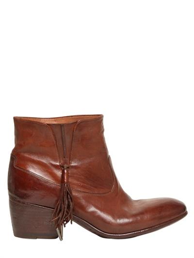 Foto alberto fasciani 50mm washed leather low boots foto 357886