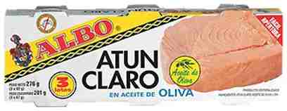 Foto Albo Atún Claro Aceite de Oliva (Pack 3)