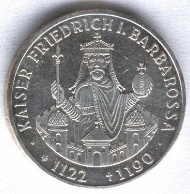Foto Alemania 10 Marcos 1990 F Proof  F.barbarossa foto 452428
