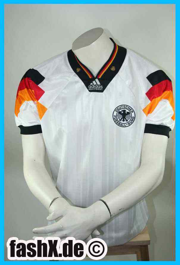 Foto Alemania Adidas camiseta maillot 1992 XS (S) foto 739352