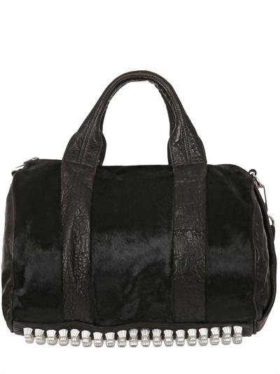 Foto alexander wang rocco ponyskin top handle foto 194121