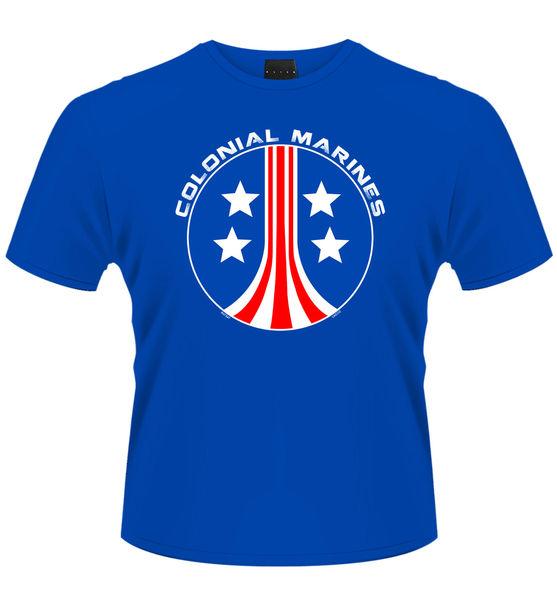 Foto Aliens Colonial Marines Camiseta Logo Azul Talla M foto 500365