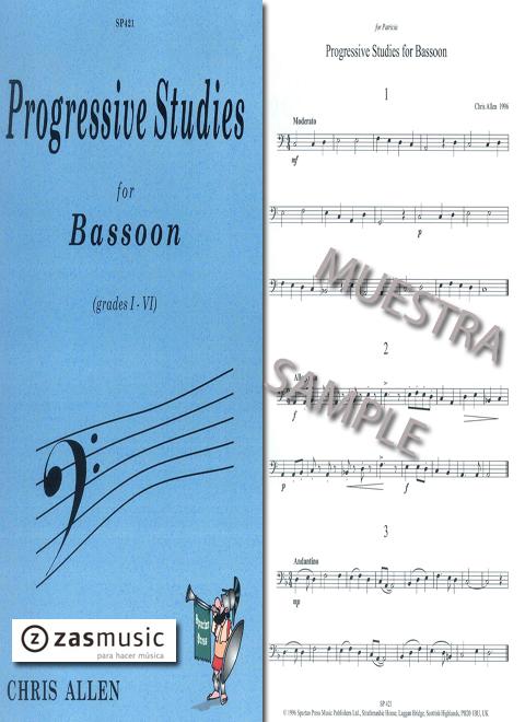 Foto allen, chris: progressive studies for bassoon.