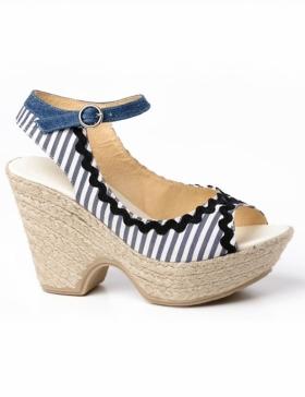 Foto Alpargata ondulina rayas de titis clothing