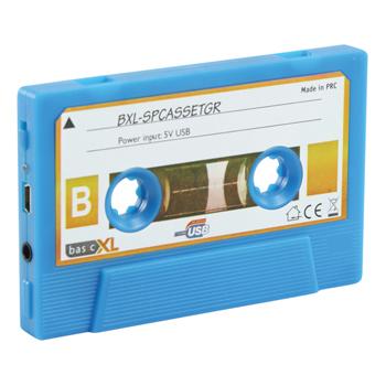 Foto Altavoz portátil azul en forma de cassette basicxl foto 260869