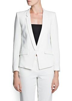 Foto Americana Entallada Traje offwhite MANGO foto 560188