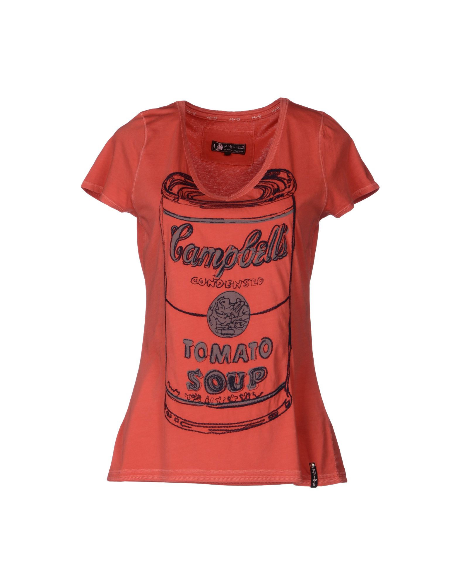 Foto Andy Warhol By Pepe Jeans Camisetas De Manga Corta Mujer Coral foto 915531