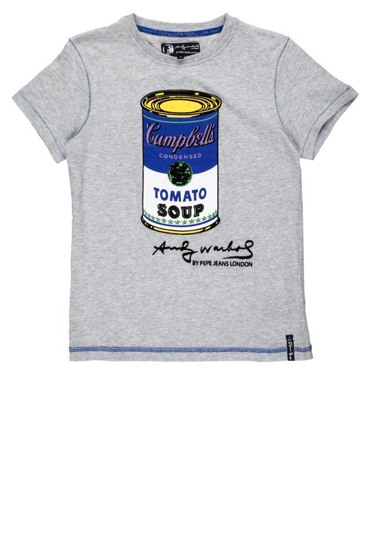Foto Andy Warhol By Pepe Jeans Campbells Camiseta Print Gris 8a foto 373992
