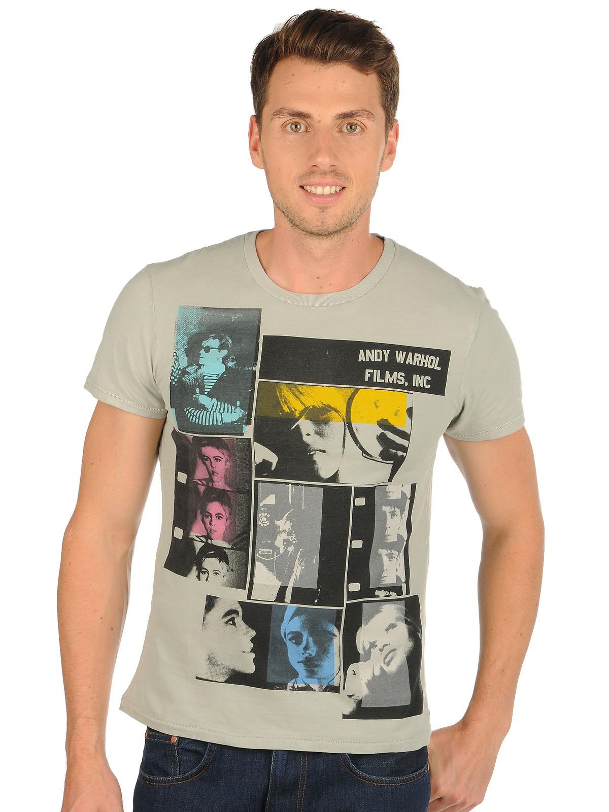 Foto Andy Warhol Camiseta beige S