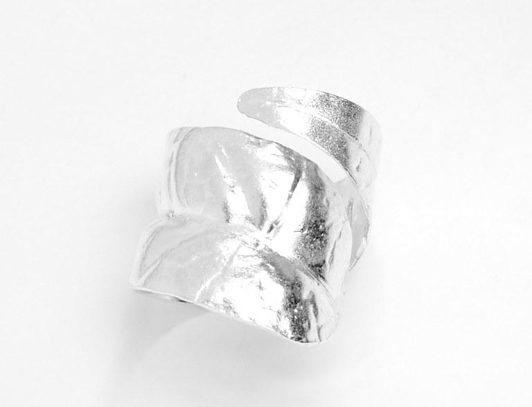 Foto Anillo hoja / plata de ley 925