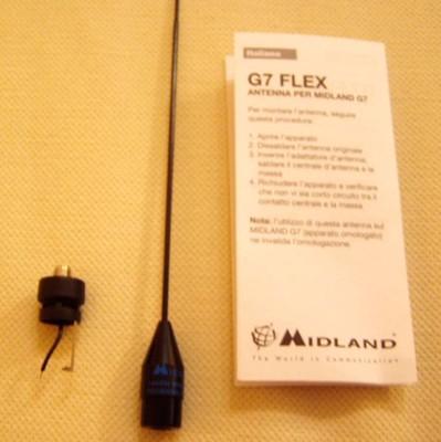 Foto Antena Flexible 36 Cm + Conector Para Midland G7 G8 G9  Intek Mt-5050 Nautico foto 180792