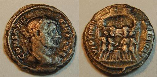 Foto Antike / Römische Kaiserzeit / Constantius I Argenteus foto 543364