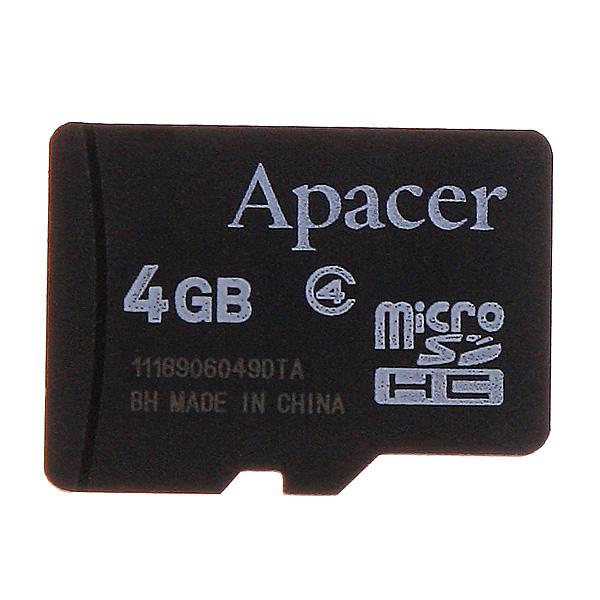 Foto Apacer 4GB Micro SD TF Flash Memory Card Mobile