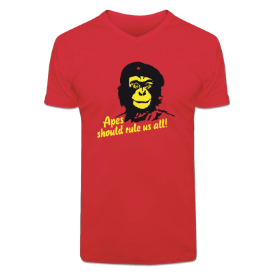 Foto Apes Should Rule Camiseta cuello de pico foto 414121