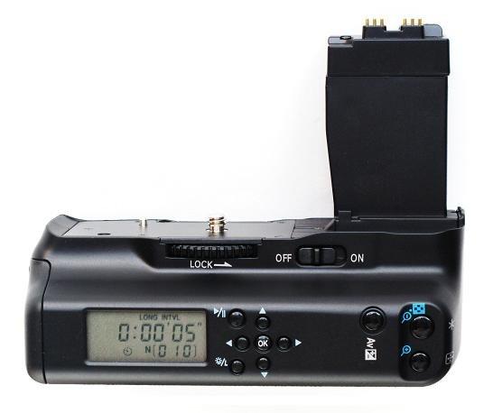 Foto apretón vertical de la batería del favorable contador de tiempo de gran alcance del lcd para FOE 550d 600d del canon foto 54343