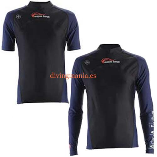 Foto Aqualung Lycra Blue Night Manga Corta