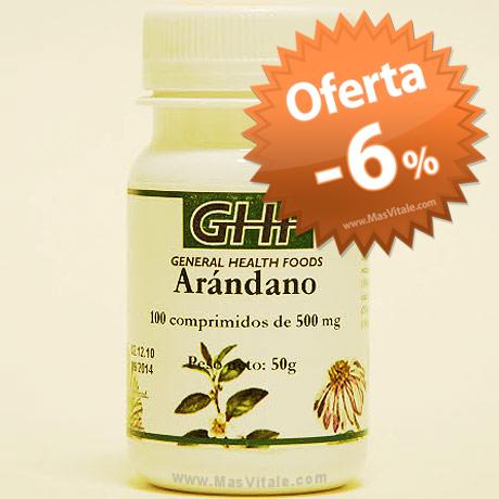 Foto Arandanos 500 mg 100 comprimidos - ghf