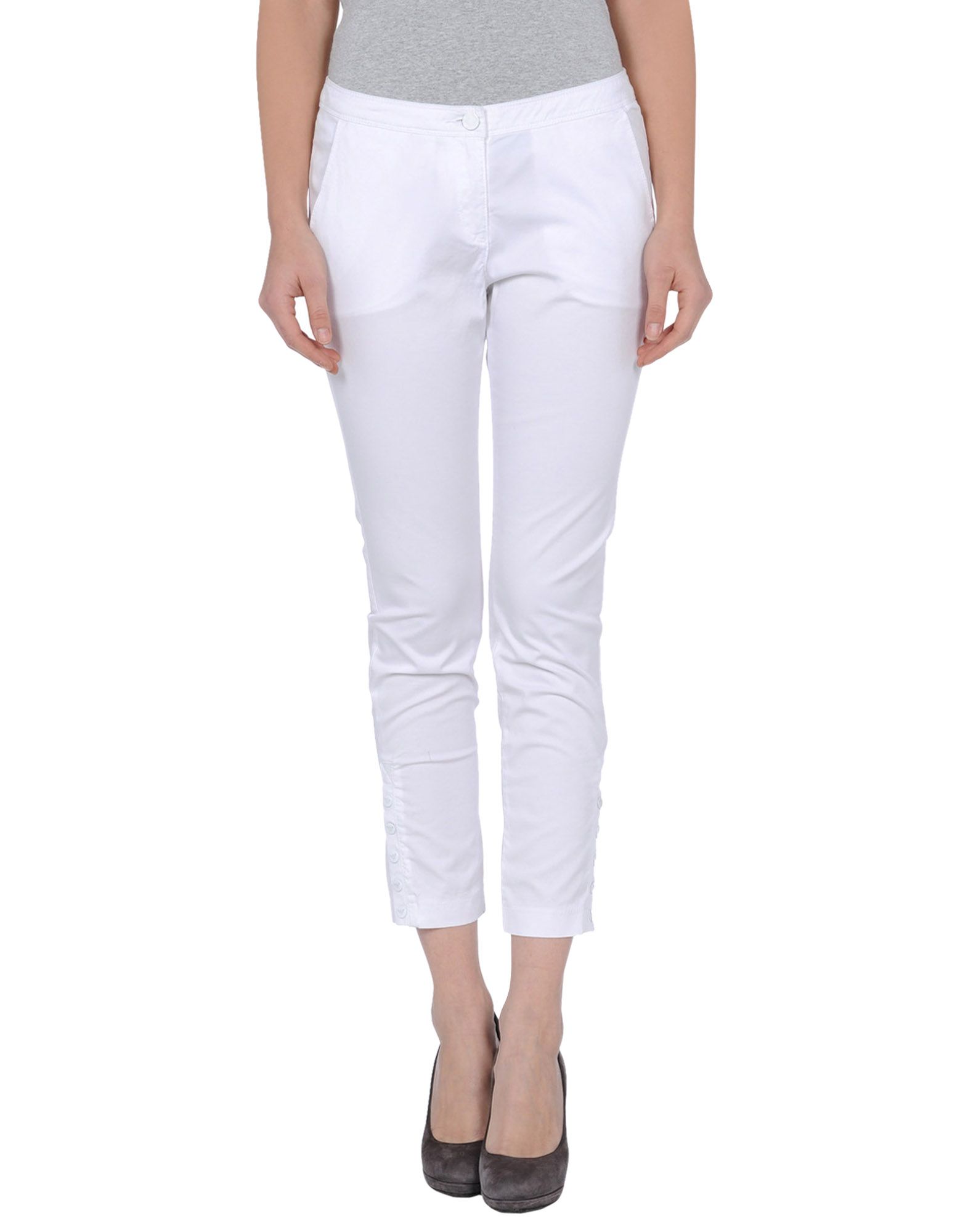 Foto Armani Jeans Pantalones Piratas Mujer Blanco