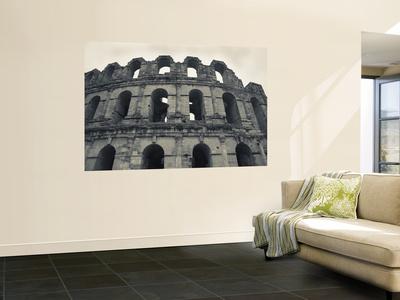 Foto Arte laminado de gran formato Tunisia, Tunisian Central Coast, El Jem, Roman Colosseum, B; 238 Ad de Walter Bibikow, 183x122 in. foto 923349