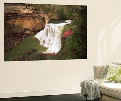 Foto Arte laminado de gran formato View of Burgess Falls, Burgess Falls State National Park, Tennessee, USA de Adam Jones, 183x122 in. foto 638402