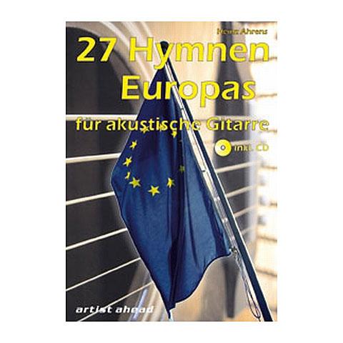 Foto Artist Ahead 27 Hymnen Europas für akustische Gitarre, Libro de