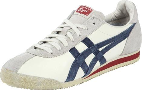 Foto Asics Tiger Corsair Vin calzado blanco gris azul 47,0 EU 12,5 US