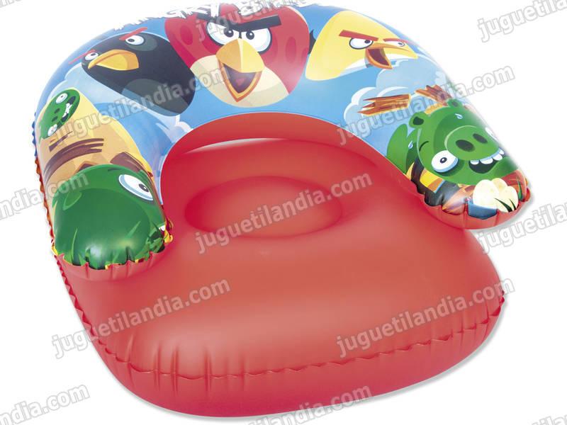 Foto Asiento hinchable 76x76 cm. angry birds