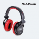 Foto Auricular dj-tech dj profesional edj 500 rojo