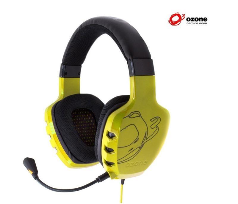 Foto Auricular Gaming OZONE Rage ST Estéreo Amarillo