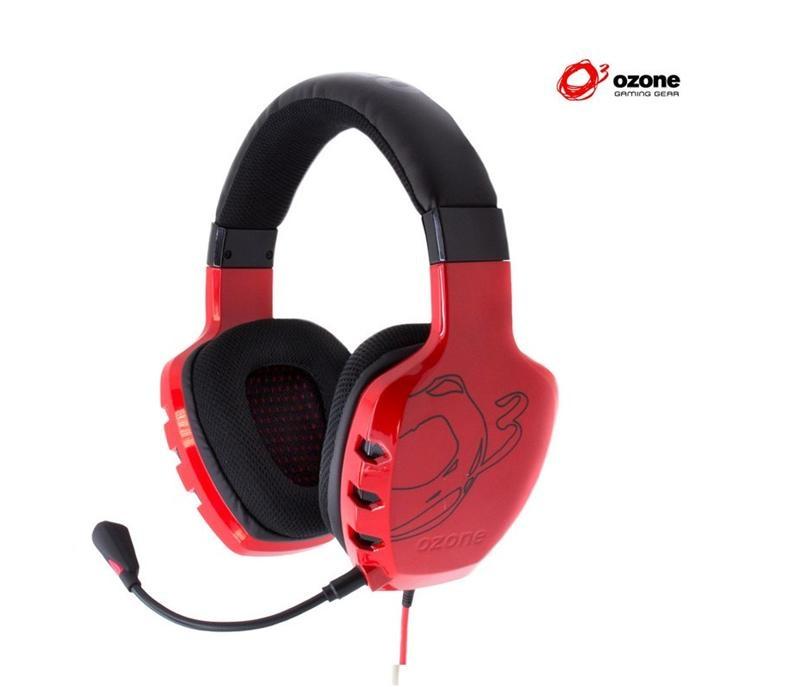 Foto Auricular Gaming OZONE Rage ST Estéreo Rojo