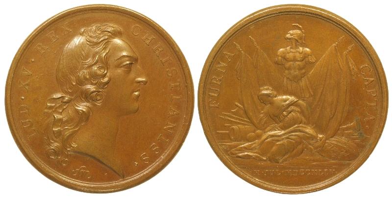 Foto Ausland Medaillen Kupfermedaille 1744