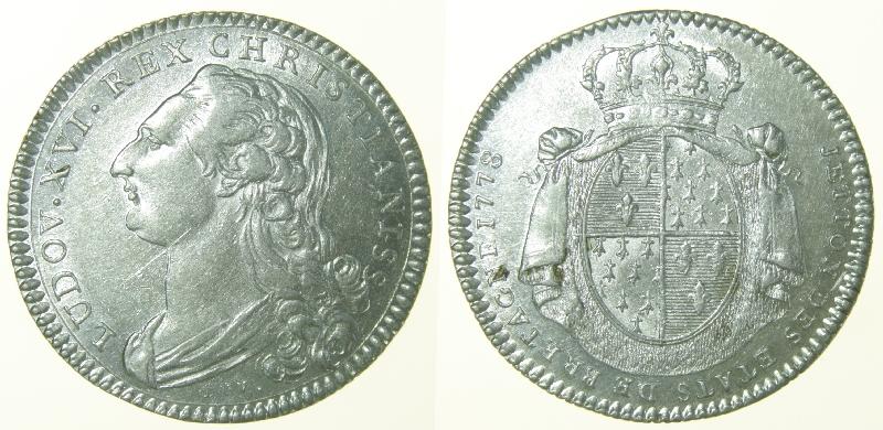 Foto Ausland Medaillen Silber Jeton 1778