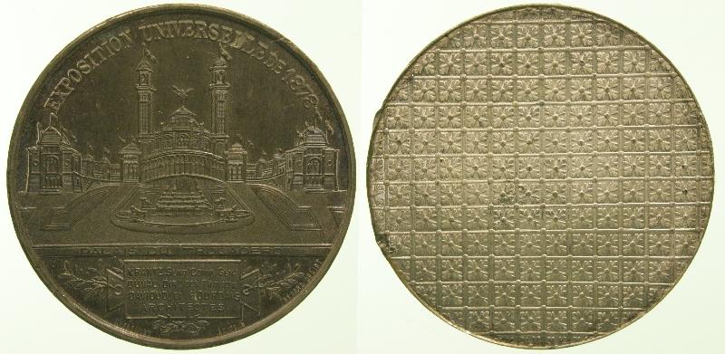 Foto Ausland Medaillen Zinnmedaille 1878