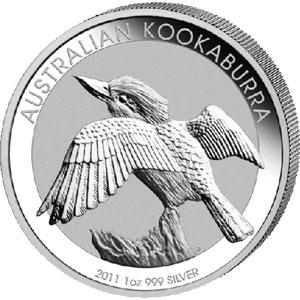 Foto Australia 1$ (2011) Kookaburra - onza de Plata foto 475386