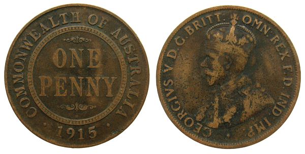 Foto Australien Australia 1 Penny 1915 foto 31268