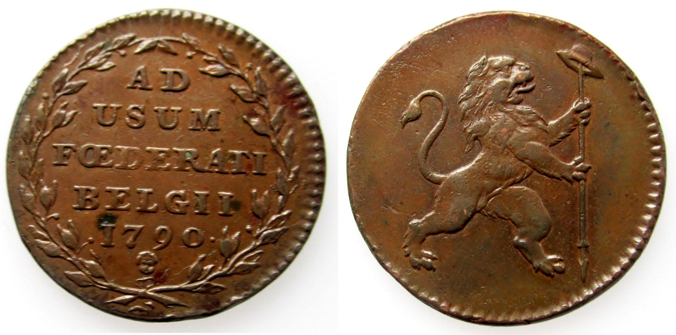 Foto Austrian Netherlands Double Liard/Doppel Ort 1790
