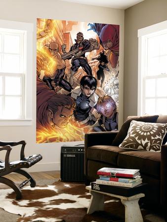 Foto Avengers: The Initiative #16 Group: Nick Fury, Phobos, Yo-Yo, Hellfire, Druid, Stonewall and Quake foto 152259